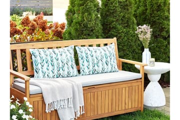 Tricase Utendørspute 42x60 cm - Hvit/Grønn - Hagemøbler & utemiljø - Puter - Hageputer