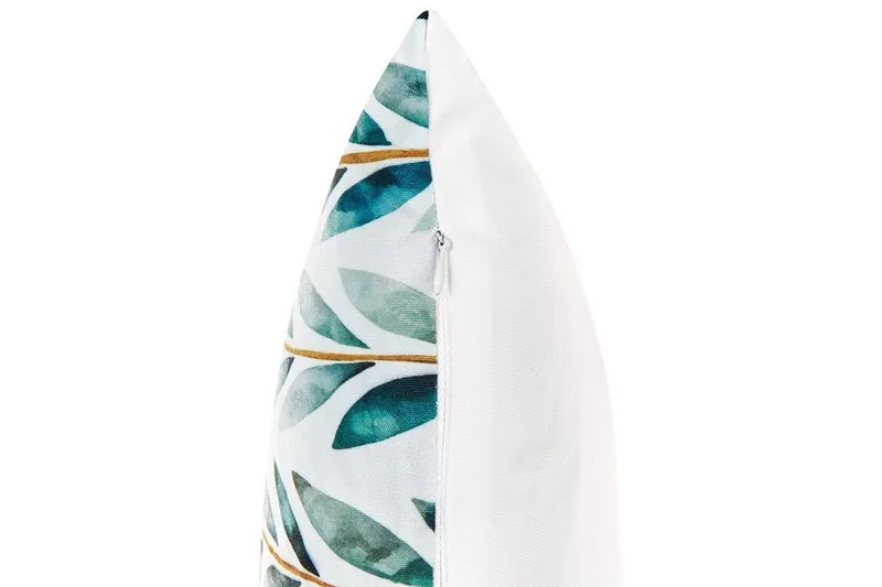 Tricase Utendørspute 42x60 cm - Hvit/Grønn - Hagemøbler & utemiljø - Puter - Hageputer