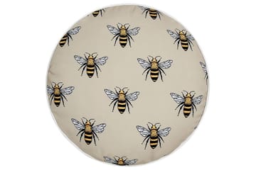 Utendørspute Arnesano 40 cm Rundt - Beige/Sort - Hagemøbler & utemiljø - Puter - Hageputer