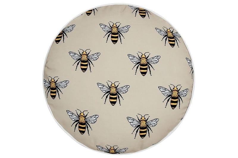Utendørspute Arnesano 40 cm Rundt - Beige/Sort - Hagemøbler & utemiljø - Puter - Hageputer
