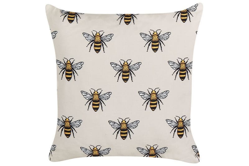 Utendørspute Arnesano 45x45 cm - Beige/Sort - Hagemøbler & utemiljø - Puter - Hageputer