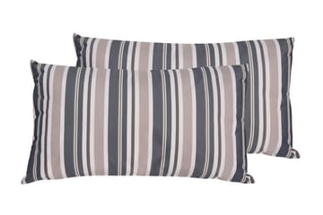 Utendørspute Barrie 42x60 cm - Brun/Blå/Beige - Hagemøbler & utemiljø - Puter - Hageputer
