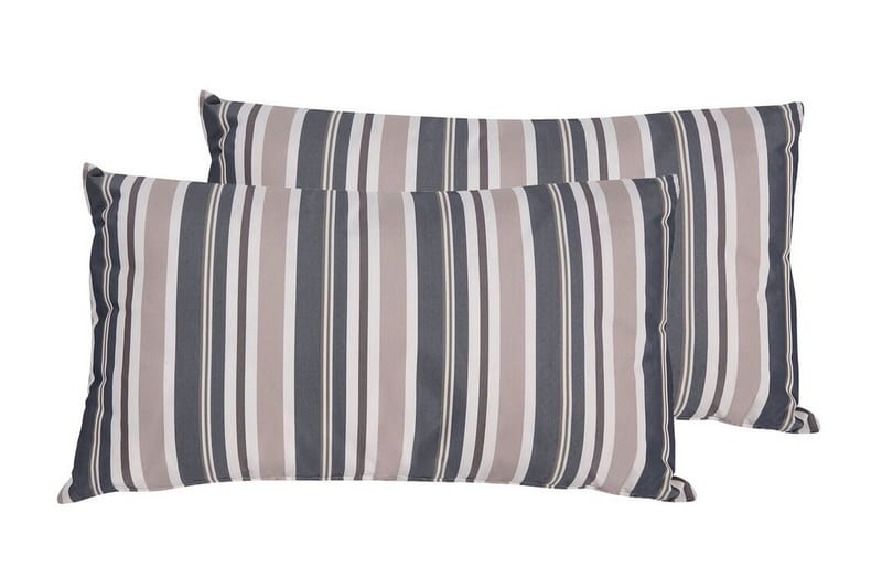 Utendørspute Barrie 42x60 cm - Brun/Blå/Beige - Hagemøbler & utemiljø - Puter - Hageputer