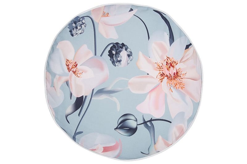 Utendørspute Benedetta 40 cm Rundt - Blå - Hagemøbler & utemiljø - Puter - Hageputer