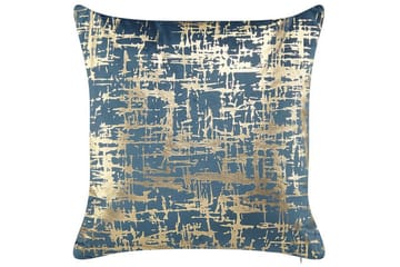 Utendørspute Beneton 45x45 cm - Blå/Gull - Hagemøbler & utemiljø - Puter - Hageputer