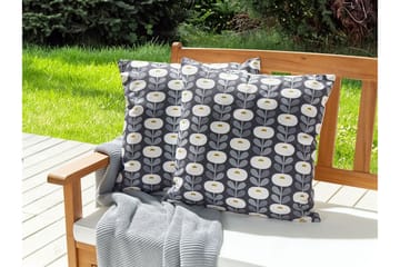 Utendørspute Corsano 45x45 cm - Grå/Hvit - Hagemøbler & utemiljø - Puter - Hageputer