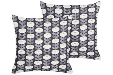 Utendørspute Corsano 45x45 cm - Grå/Hvit - Hagemøbler & utemiljø - Puter - Hageputer