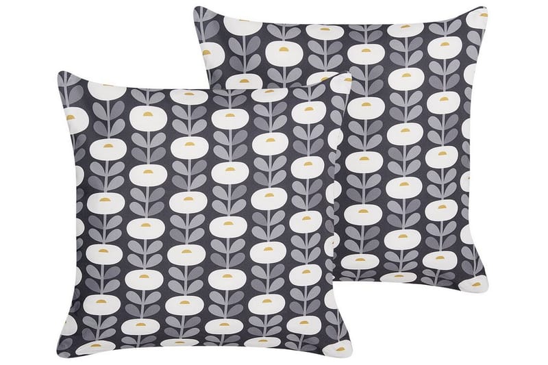 Utendørspute Corsano 45x45 cm - Grå/Hvit - Hagemøbler & utemiljø - Puter - Hageputer