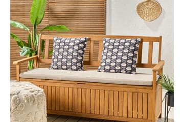 Utendørspute Corsano 45x45 cm - Grå/Hvit - Hagemøbler & utemiljø - Puter - Hageputer