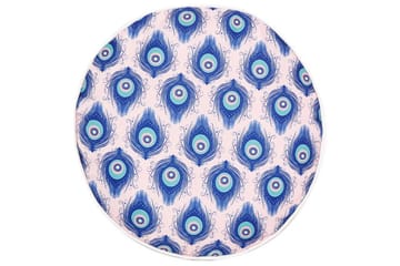 Utendørspute Didsbury 40 cm Rund - Blå/Rosa - Hagemøbler & utemiljø - Puter - Hageputer