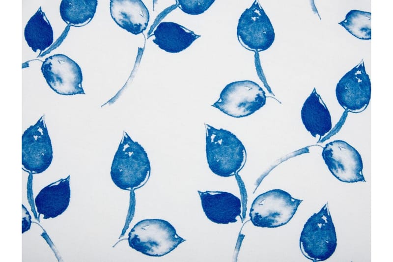 Utendørspute Fasano 40 cm Rund - Hvit/Blå - Hagemøbler & utemiljø - Puter - Hageputer