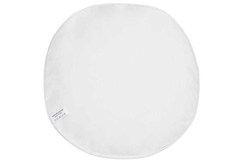 Utendørspute Fasano 40 cm Rund - Hvit/Blå - Hagemøbler & utemiljø - Puter - Hageputer