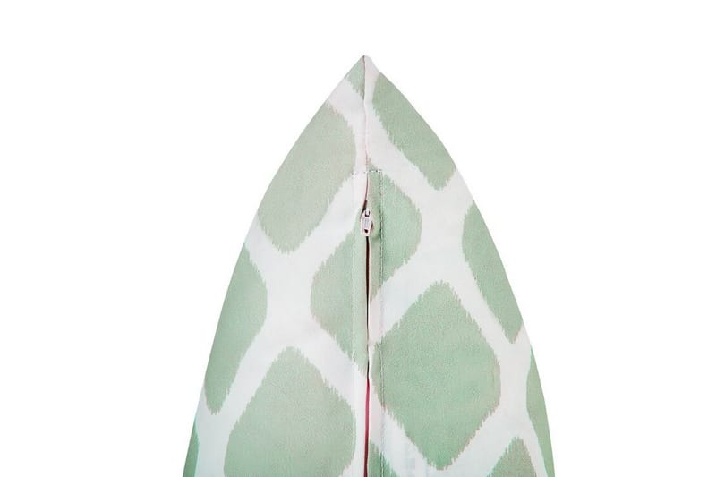 Utendørspute Flojen 42x60 cm - Grønn/Hvit - Hagemøbler & utemiljø - Puter - Hageputer