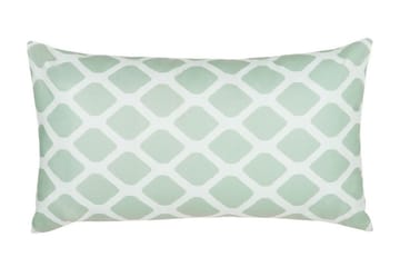 Utendørspute Flojen 42x60 cm - Grønn/Hvit - Hagemøbler & utemiljø - Puter - Hageputer