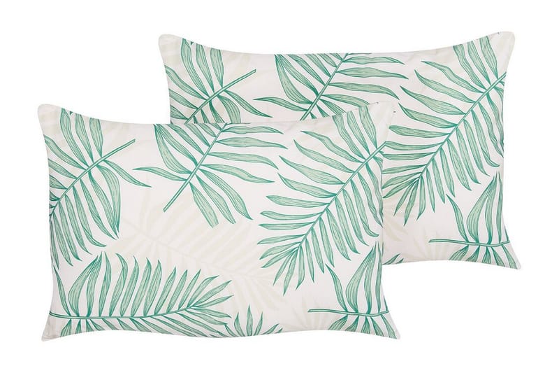 Utendørspute Laramie 42x60 cm - Beige/Grønn - Hagemøbler & utemiljø - Puter - Hageputer