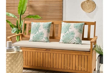 Utendørspute Laramie 45x45 cm - Beige/Grønn - Hagemøbler & utemiljø - Puter - Hageputer