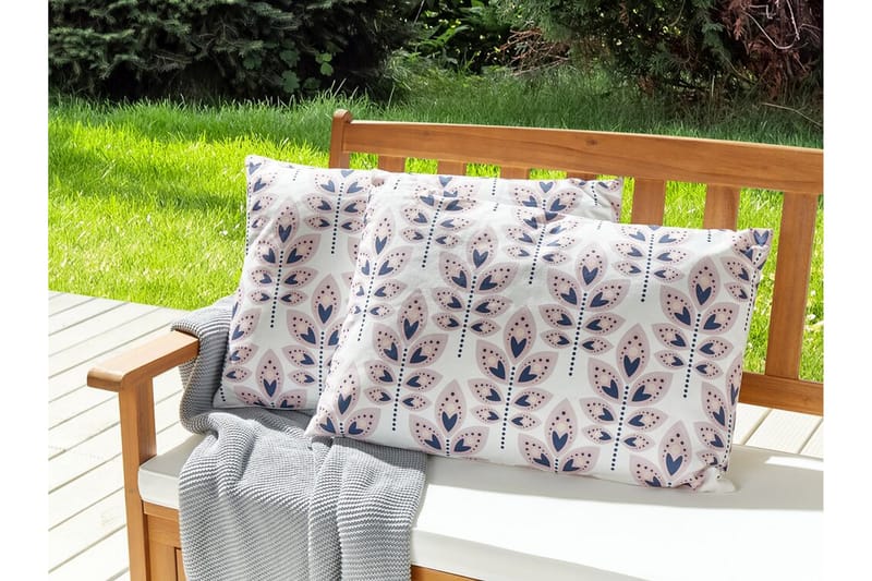 Utendørspute Latiano 42x60 cm - Beige/Rosa - Hagemøbler & utemiljø - Puter - Hageputer