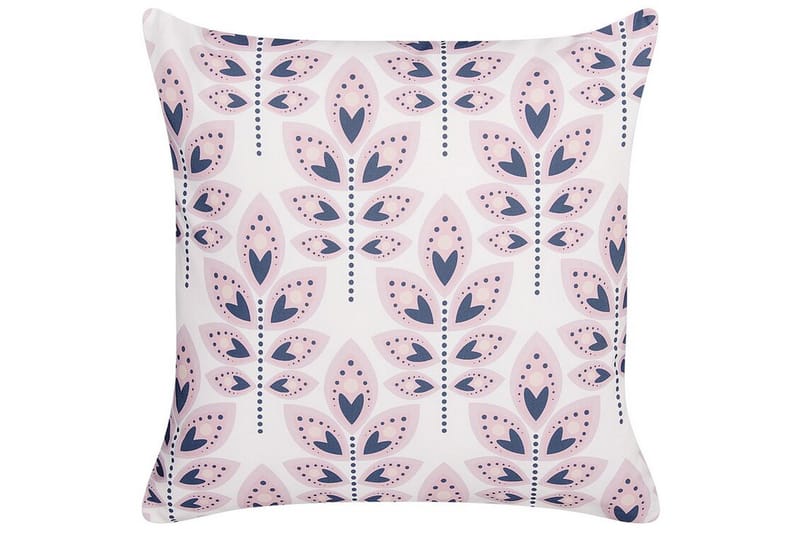 Utendørspute Latiano 45x45 cm, Beige/Rosa