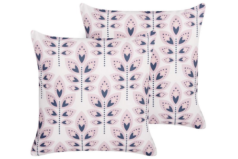 Utendørspute Latiano 45x45 cm - Beige/Rosa - Hagemøbler & utemiljø - Puter - Hageputer