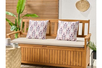 Utendørspute Latiano 45x45 cm - Beige/Rosa - Hagemøbler & utemiljø - Puter - Hageputer