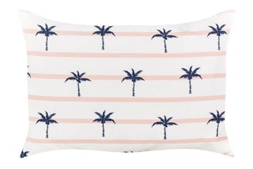 Utendørspute Marystown 42x60 cm 2 stk - Hvit/Rosa/Blå - Hagemøbler & utemiljø - Puter - Hageputer