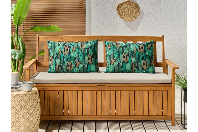 Utendørspute Ruffano 42x60 cm - Grønnblå - Hagemøbler & utemiljø - Puter - Hageputer