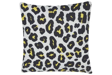 Utendørspute Runge 45x45 cm - Hvit/Sort/Gul - Hagemøbler & utemiljø - Puter - Hageputer