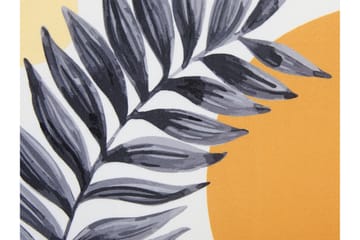 Utendørspute Saguenay 40 cm Rund - Hvit/Sort/Oransje/Gul - Hagemøbler & utemiljø - Puter - Hageputer
