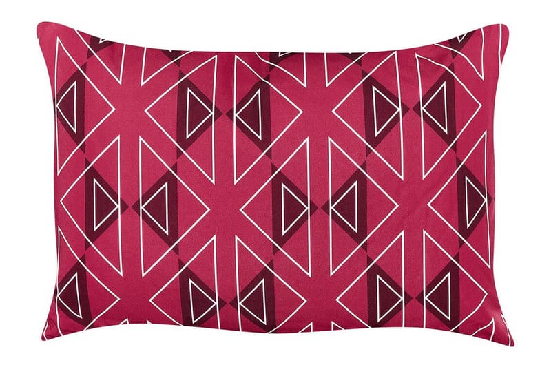 Utendørspute Santa Rosa 42x60 cm - Rosa/Hvit - Hagemøbler & utemiljø - Puter - Hageputer