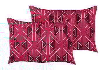 Utendørspute Santa Rosa 42x60 cm - Rosa/Hvit - Hagemøbler & utemiljø - Puter - Hageputer
