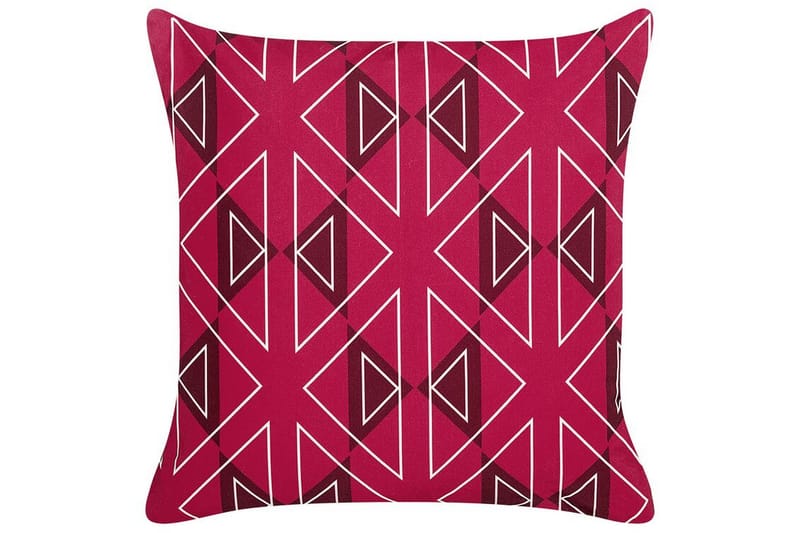 Utendørspute Santa Rosa 45x45 cm 2 stk - Rosa/Hvit - Hagemøbler & utemiljø - Puter - Hageputer