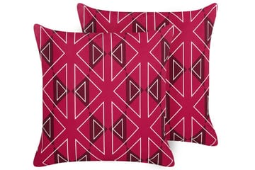 Utendørspute Santa Rosa 45x45 cm - Rosa/Hvit - Hagemøbler & utemiljø - Puter - Hageputer