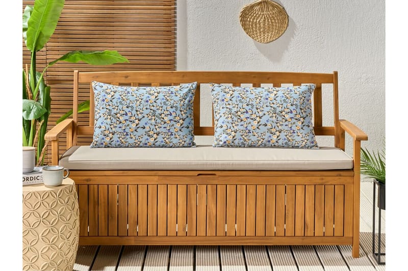 Utendørspute Specchia 42x60 cm - Blå/Grønn/Gul - Hagemøbler & utemiljø - Puter - Hageputer