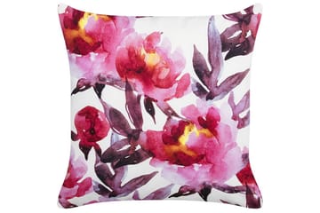 Utendørspute Trepuzzi 45x45 cm 2 stk - Hvit/Rosa - Hagemøbler & utemiljø - Puter - Hageputer