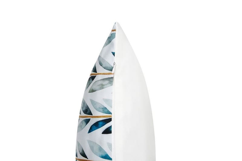 Utendørspute Tricase 45x45 cm - Hvit/Grønn - Hagemøbler & utemiljø - Puter - Hageputer