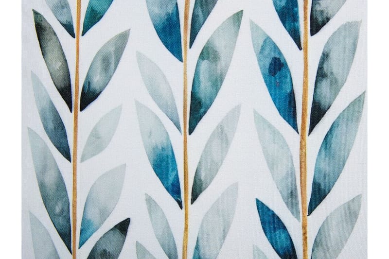 Utendørspute Tricase 45x45 cm - Hvit/Grønn - Hagemøbler & utemiljø - Puter - Hageputer