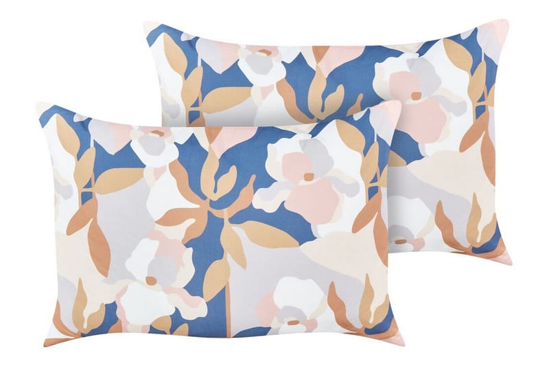 Utendørspute Vernole 42x60 cm - Hvit/Blå/Rosa - Hagemøbler & utemiljø - Puter - Hageputer