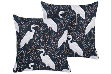 Utendørspute Vulcin 45x45 cm - Svart Og Hvit - Hagemøbler & utemiljø - Puter - Hageputer