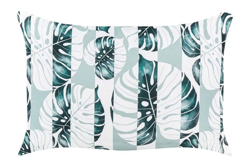 Utendørspute Piero 42x60 cm 2 stk - Grønn/Hvit - Hagemøbler & utemiljø - Puter - Hageputer
