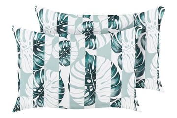 Utendørspute Piero 42x60 cm 2 stk - Grønn/Hvit - Hagemøbler & utemiljø - Puter - Hageputer
