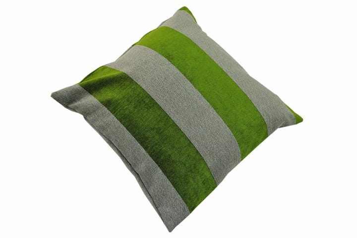 Putevar 45x45 Soft Grønn - Soft stripete grønn - Hageputer - Pute utendørs