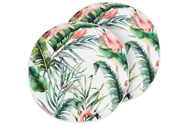 Visper Utendørspute 40 cm Rund - Hvit/Grønn/Rosa - Hagemøbler & utemiljø - Puter - Hageputer