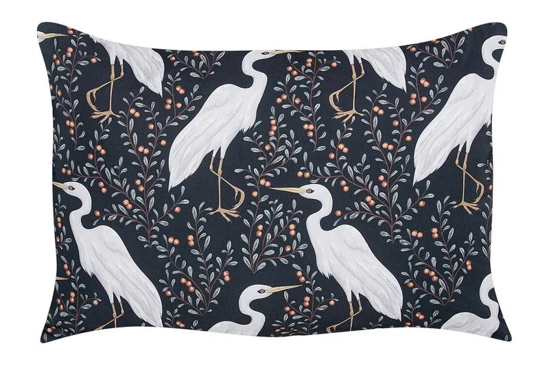 Vulcin Utendørspute 42x60 cm, Svart Og Hvit