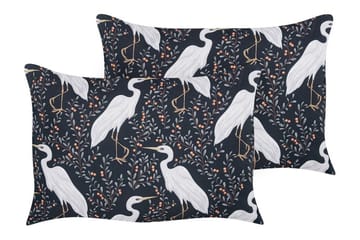 Vulcin Utendørspute 42x60 cm - Svart Og Hvit - Hagemøbler & utemiljø - Puter - Hageputer