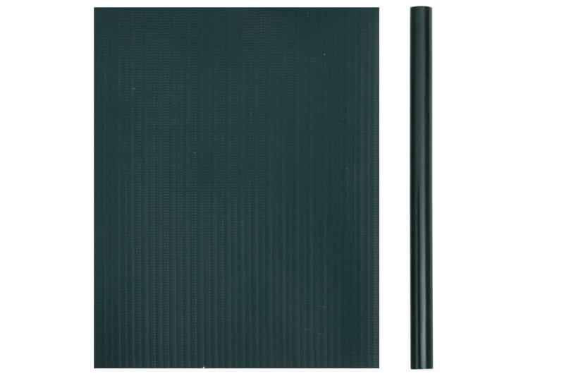 Hageskjerm 4 stk PVC 35x0,19 m matt grønn - grønn - Avskjerming & vindskjerm