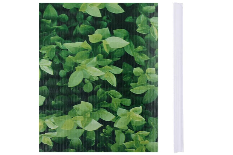 Hageskjerm 4 stk PVC 35x0,19 m grønn - grønn - Avskjerming & vindskjerm