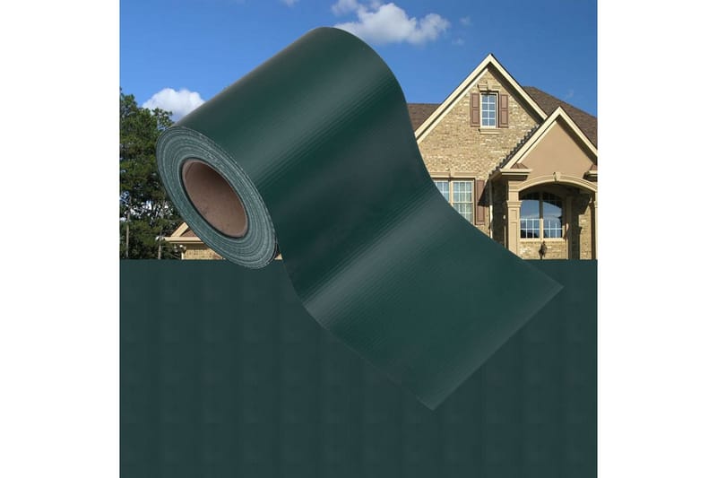 Hageskjerm PVC 35x0,19 m matt grønn - Grøn - Avskjerming & vindskjerm