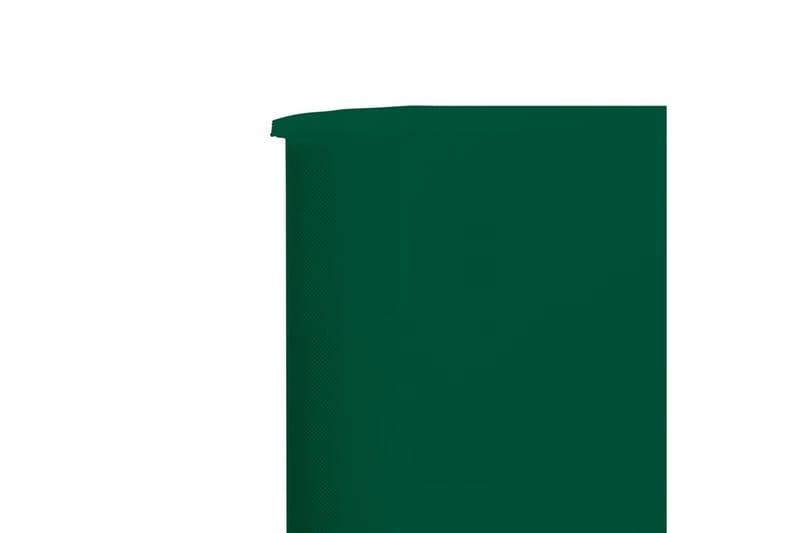 Vindskjerm 5 paneler stoff 600x80 cm grønn - Grønn - Avskjerming & vindskjerm