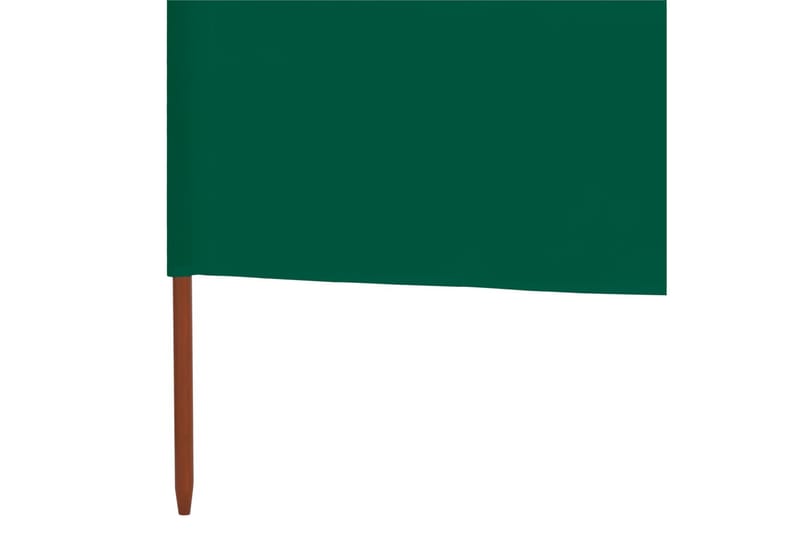 Vindskjerm 5 paneler stoff 600x80 cm grønn - Grønn - Avskjerming & vindskjerm