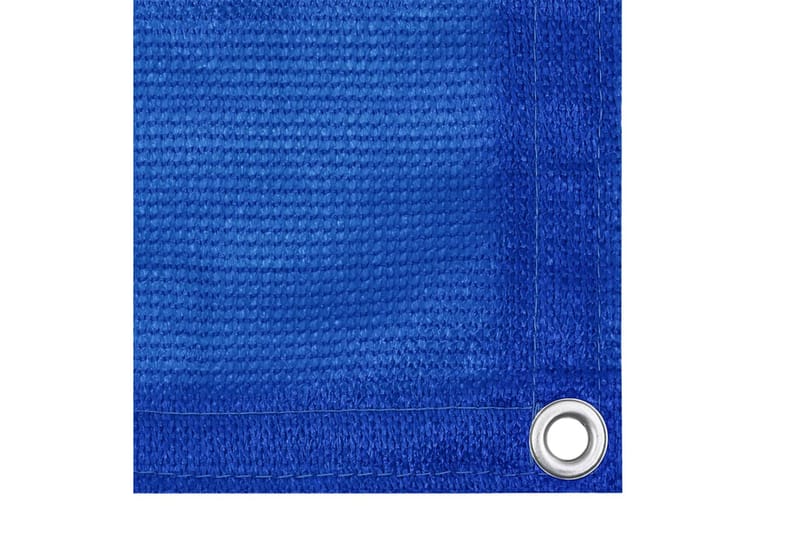 Balkongskjerm blå 75x400 cm HDPE - Blå - Balkongbeskyttelse